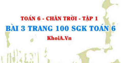 Bài 3 trang 100 SGK Toán 6 Tập 1 Chân trời sáng tạo